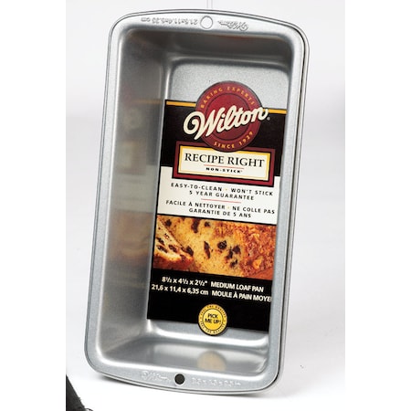 Wilton Wilton 4-1/2 in. W X 8-1/2 in. L Loaf Pan Silver 2105-950